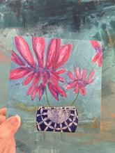 Load image into Gallery viewer, Joyful art greetings card - set of 4 - Joyful