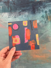 Load image into Gallery viewer, Joyful art greetings card - set of 4 - Joyful