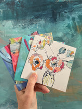 Load image into Gallery viewer, Joyful art greetings card - set of 4 - Abundance