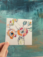 Load image into Gallery viewer, Joyful art greetings card - set of 4 - Abundance